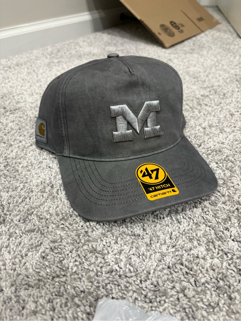 Brand New university of Michigan snapback hat by 47 brand